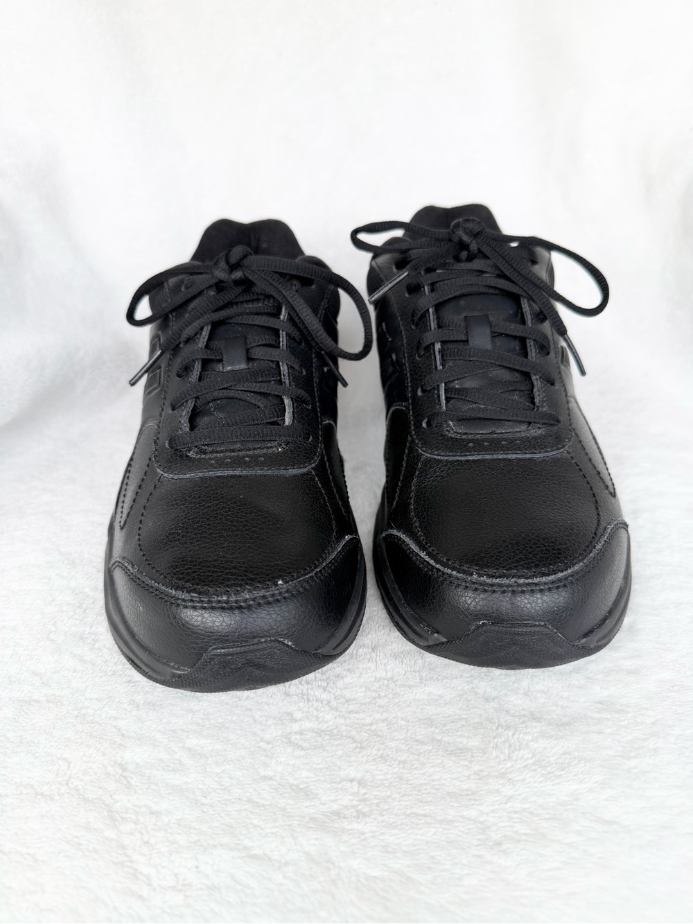 New Balance Womens 575 Athletic Shoes Size 10 Black Leather WW575BL2 Walking - Picture 3 of 9